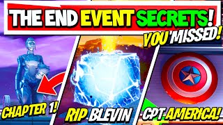 Secrets YOU MISSED In Fortnite Chapter 2 THE END EVENT! | Singularity Storyline Easter Eggs!