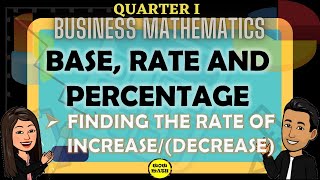 RATE OF INCREASE AND DECREASE || BUSINESS MATHEMATICS