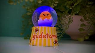 Sanrio Gudetama Mini Light-Up Snow Globe | 3 Inches Tall