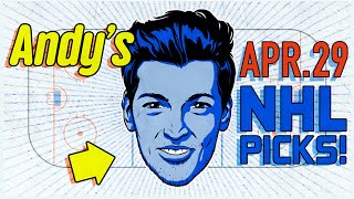 NHL Sniffs, Picks & Pirate Parlays Today 4/29/24 | Best NHL Bets w/ @AndyFrancess