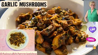 Garlic Mushrooms, Fokhagymás Gomba Finom, Egészséges és Tápláló Olcsó Étel Recept