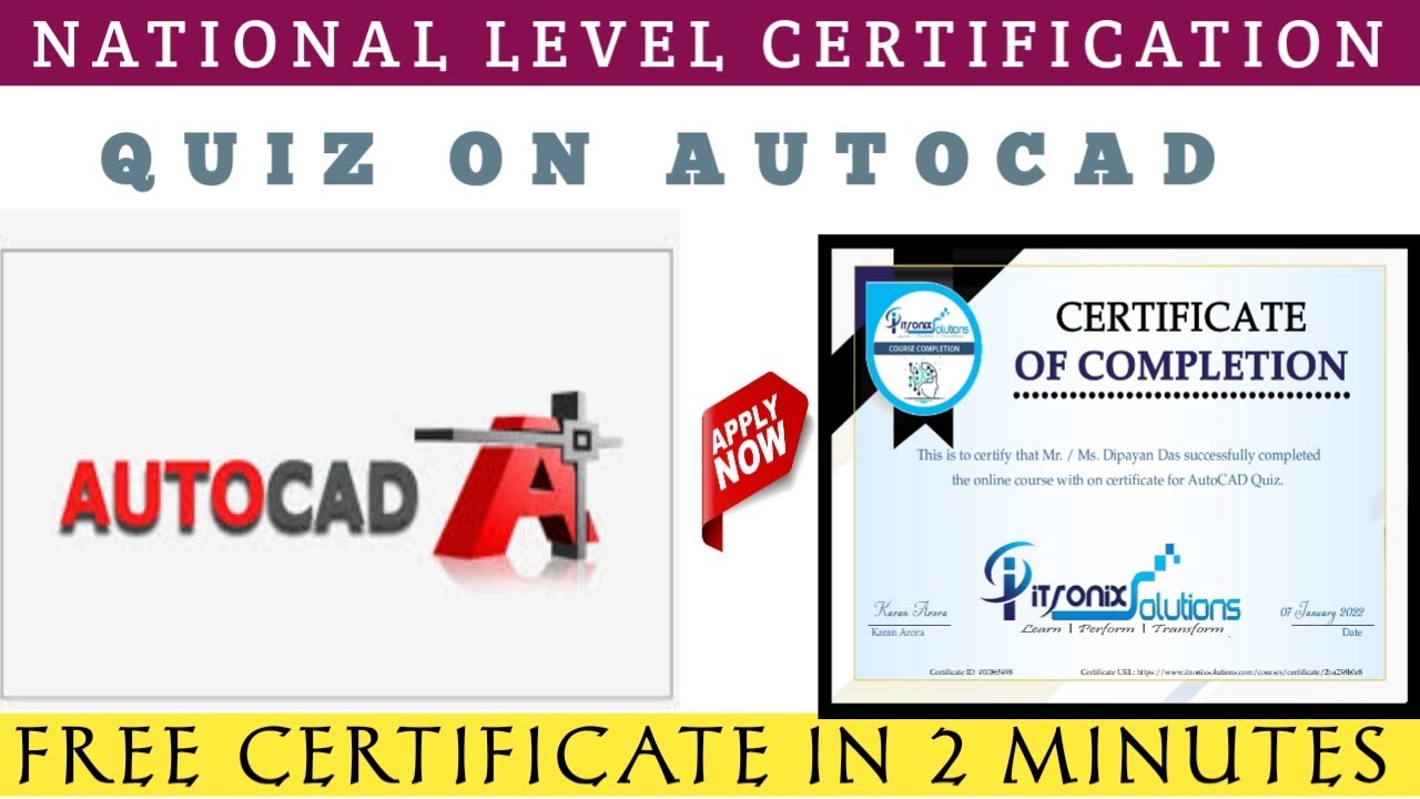 AutoCAD Quiz | AutoCAD Interview Questions And Answers | AutoCAD 25 ...