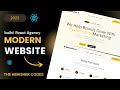 How to Build a Modern Responsive Website with React JS & Tailwind CSS | Step-by-Step in Hindi