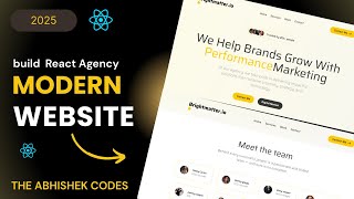 How to Build a Modern Responsive Website with React JS & Tailwind CSS | Step-by-Step in Hindi
