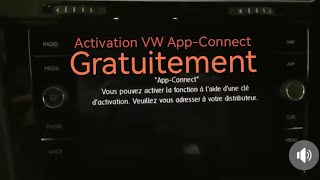 Activation GRATUIT volkswagen App-Connect carplay mirrorlink  poste mst2 delphi