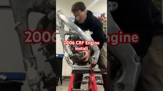 Installing 2006 CRF250 Engine 🤙🏼🔥 #crf250r #motocross