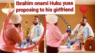 Ibrahim onami HUKU YUES proposing to his girlfriend Abby Abuji- HUKU YUES ni MPEPETANO tu😂🍆💦he added