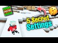 5 Secret Settings 🤫 You Should Know About in Crafting And Building | Gamer Boy Neel