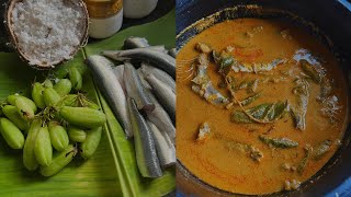 ഇരുമ്പൻ പുളി ഇട്ടുവച്ച മത്തി കറി |kerala style irumban puli meen curry|Bilimbi sardine fish curry