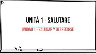 #aprendeitaliano #saludosenitaliano COME SALUTARE IN ITALIANO - Unità 1 |Como saludar en italiano|