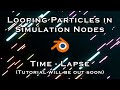 Creating an Abstract Loop Using Simulation Nodes - Blender Time-lapse