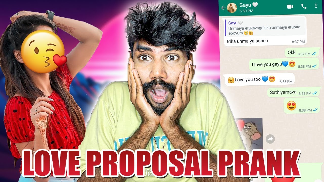 ёяшнlove Proposal Prank ёяе Youtube