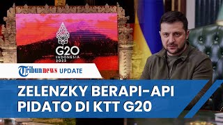 Sindir Putin, Zelensky Pidato Berapi-api di KTT G20 Sebut G19 Bukan G20 di Depan Lavrov dan Biden