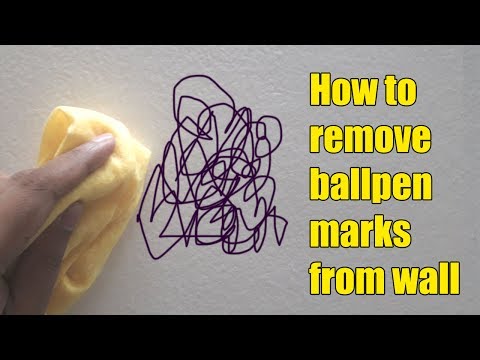 How to remove ball pen marks from wall How to remove ball pen marks from wall