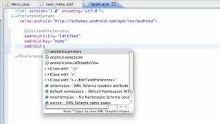 Android Application Development Tutorial 54 Setting up Preferences YouTube