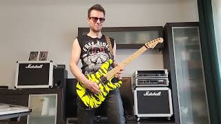 Mateusz Sulowski - Charvel Satchel Yellow Bengal Pro Mod DK22