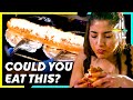 Super Eaters Take On METRE-LONG Hotdog! | Battle Of The Super Eaters | All 4