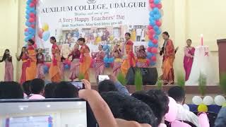 Nepali song || bodo song Aio hai ma Dance in celebration of teacher day || @subungdaimari1172