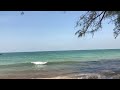 ទេសភាពឆ្នេរព្រែកត្រែង beautiful beach named prek treng at kompongsam