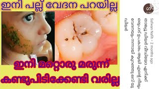 പല്ല് വേദനയും നീരും മാറ്റാം ||Natural Home Remedies For tooth pain #dincy babu