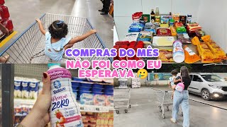 COMPRAS DO MÊS, NÃO FOI COMO EU ESPERAVA | Maria Eduarda