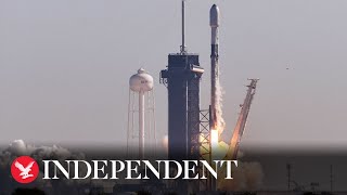 Watch again: SpaceX rocket launches 40 satellites