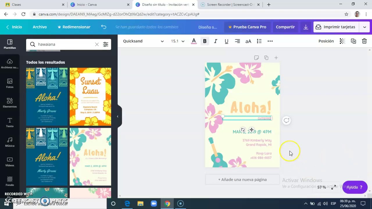 Canva Invitaciones