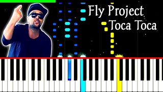 Fly Project - Toca Toca Piano Tutorial | With Chords | Aniketh