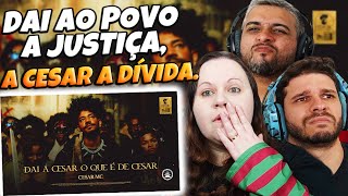 Cesar Mc “DAI A CESAR O QUE É DE CESAR” | FAMILY REACTS