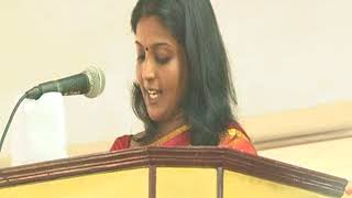 KALLAVANDI BOOK RELEASE/Dhanya Krishnan Reads a poem