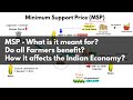 Minimum Support Price MSP Explained | Do all farmers benefit? Affect on Indian Economy