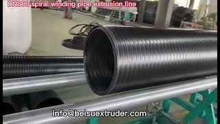 Weholite high density polyethylene (HDPE) structural profile wall pipe drainage pipe extrusion line