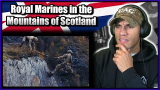 Royal Marines training in the mountains of Scotland - Marine reacts