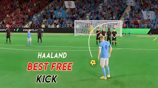 FIFA 23 - Erling Haaland Free Kick Man City Vs Arsenal 4K Gameplay