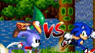 Sonic vs Feels the Rabbit & Speedy| Sprite-Animation (Flipaclip)