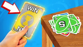 *ALWAYS WIN* Using This CHEAT CARD! (Uno)