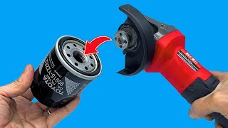 It's a Mistake to Throw Away Oil Filters! Simple Ideas to Help Your Life Every Day😱