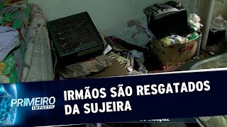 Policiais resgatam irmãos em situação de abandono no interior de SP | Primeiro Impacto (03/07/19)