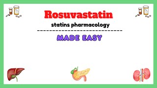 Rosuvastatin pharmacology, statins pharmacology, pharmacology lectures