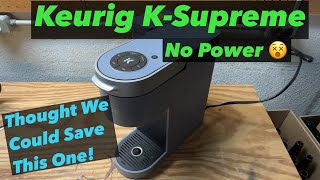 Keurig K-Supreme Won’t Turn On, How To Reset Thermal Switch For No Power Issue.