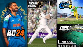 Real Cricket 24 Mega Update! | Dream Cricket 25 Test Mode Reveal | WCC4, GOC Beta \u0026 RC Swipe Update