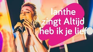 Ianthe Tavernier zingt Altijd heb ik je lief voor haar neefje