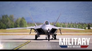 F-22 Raptor Salutes COVID Heroes in Alaska