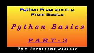 Python Basics Tutorial | Operations On Numbers in Python | Type Casting of Data | Python Tutorial 3