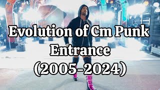 Evolution of Cm Punk Entrance (2005-2024)