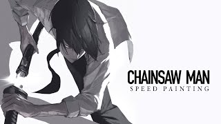 Aki Hayakawa SPEED PAINTING【Chainsaw Man】