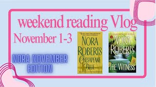 First weekend reading Vlog of Nora November| some reading and crocheting and a little bit of baking