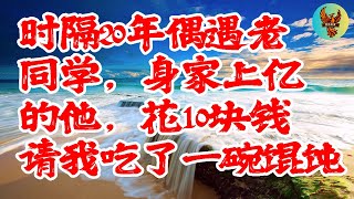 情感故事 李子柒 #2024 时隔20年偶遇老同学，身家上亿的他，花10块钱请我吃了一碗馄饨 | #情感 #情感共鳴 #情感故事 #深夜聽故事 #為人處世 #伦理