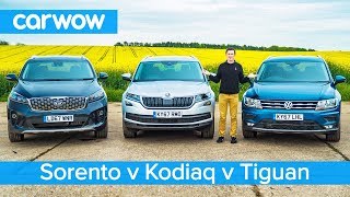 VW Tiguan-Allspace vs Skoda Kodiaq vs Kia Sorento - Which is the best 7-seater SUV?