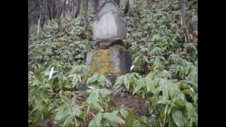 夕張駅レースイホテル 向いの山 遺跡調査2013.5.6